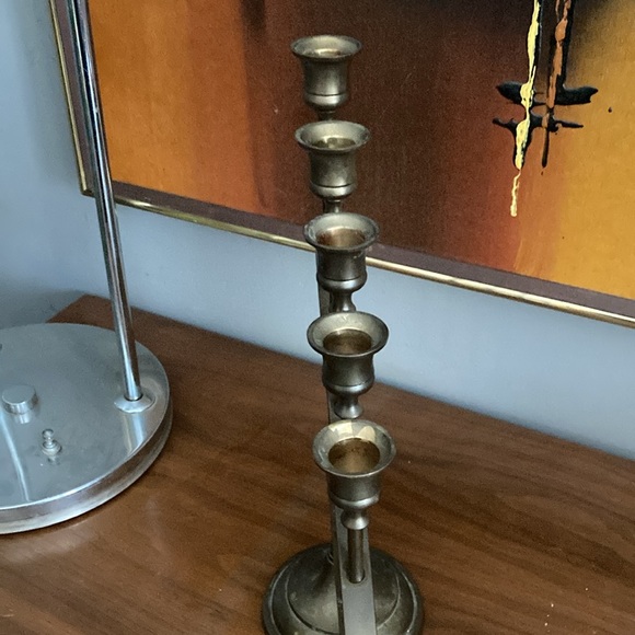 Brass candelabra - Picture 5 of 6